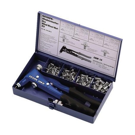 GESIPA Blindnietmutternset 156tlg. GESIPA (7530013)