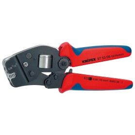 Knipex 97 53 08 SB pinza crimpatrice Nero, Blu, Rosso