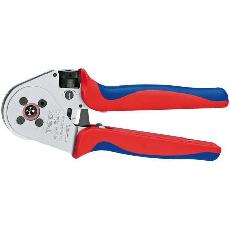 Knipex 97 53 09 SB pinza crimpatrice Blu, Rosso, Argento