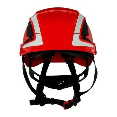3M X5005V-CE Schutzhelm mit UV-Sensor, reflektierend, belüftet Rot EN 397, EN 12492 (X5005V-CE)