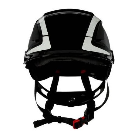3M X5012V-CE Schutzhelm mit UV-Sensor, reflektierend, belüftet Schwarz EN 397, EN 12492 (X5012V-CE)