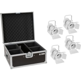 EUROLITE Set 4x LED THA-20PC TRC Theater-Spot ws + Case (20000872)