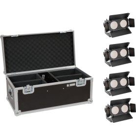 EUROLITE Set 4x LED CBB-2 WW/CW Fairlight + Case (20000838)