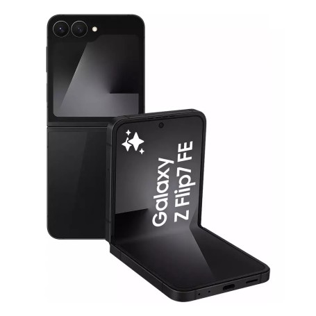 Samsung Galaxy Z Flip7 FE 17 cm (6.7") Doppia SIM Android 16.0 5G USB tipo-C 8 GB 128 GB 4000 mAh Nero (SM-F761BZKGEUB)