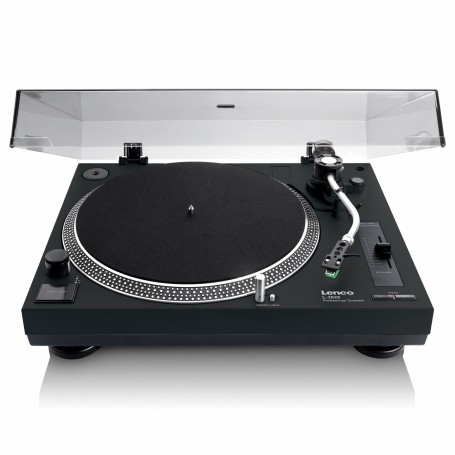 Lenco L-3828BK piatto audio Giradischi a trasmissione diretta Nero (A004888)
