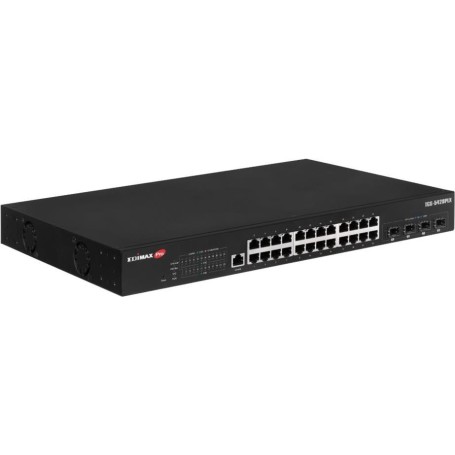 Edimax Pro TGS-5428PLX - Switch - surveillance, vlan, L2 - 24 x 2.5GBase-T + 4 x 10 Gigabit SFP+ (Uplink) (TGS-5428PLX)