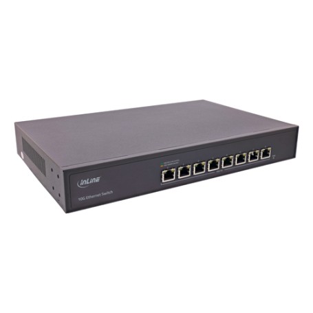 InLine 32308A switch di rete Gigabit Ethernet (10/100/1000) Supporto Power over Ethernet (PoE) Nero