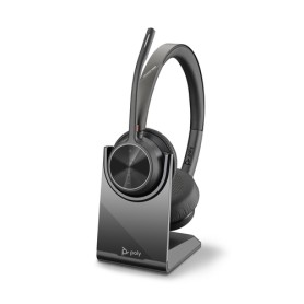 POLY Voyager 4320 UC Auricolare Wireless A Padiglione Ufficio USB tipo A Bluetooth Base di ricarica Nero (218476-01)