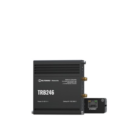 Teltonika Router industriale, gateway IoT LTE TRB246 Cat4, 1x RJ45 100Mb/s, IP30 (TRB246000000)