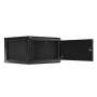 Lanberg WF01-6606-00B rack 6U Da parete Nero