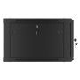 Lanberg WF01-6606-00B rack 6U Da parete Nero