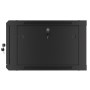 Lanberg WF01-6606-00B rack 6U Da parete Nero