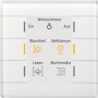 MDT BE-GT20W.02 Glastaster II Smart mit Farbdisplay Weiß (BE-GT20W.02)