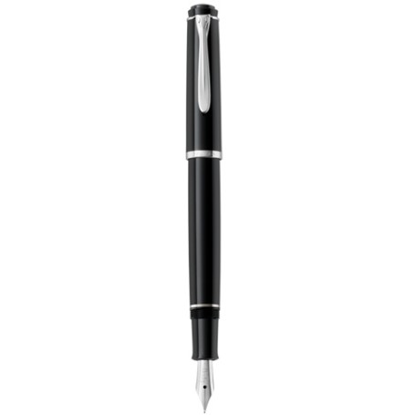 Pelikan Classic 205 penna stilografica Sistema di riempimento della cartuccia Antracite, Nero 1 pz (820707)
