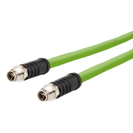 METZ CONNECT 142M7X11100 cavo per sensori e attuatori 10 m M12 Verde