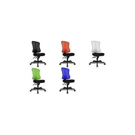 Topstar Bürodrehstuhl "Head Point SY", schwarz Bezug: 100 % Polyester, stufenlose Sitzhöhenverstellung, - 1 Stück (HE200 BC00