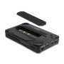 DeLOCK Custodia USB Type-C per 1 x SSD M.2 NVMe + 1 x SSD / HDD SATA da 2.5″ con funzione di clonazione (42020)