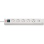 Brennenstuhl 1150660425 prolunghe e multiple 3 m 5 presa(e) AC Interno Bianco