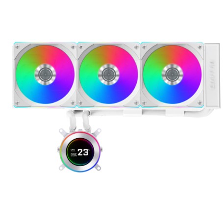 Lian Li GA II Hydroshift II LCD-C 360CL Processore Raffreddatore di liquidi tutto in uno 12 cm Bianco 1 pz (GHS2LCD36RW)