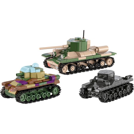 COBI Renault R35 - Valentine IX - Panzer I (COBI-2740)