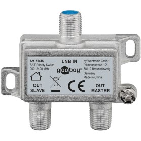 Goobay 51445 cavo splitter o combinatori Splitter per cavo Argento