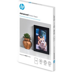 HP Carta fotografica lucida Advanced Photo Paper - 25 fogli/10 x 15 cm senza margini (Q8691A)