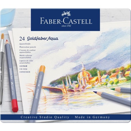 Faber-Castell Goldfaber Aqua pastello colorato Multicolore 24 pz (114624)