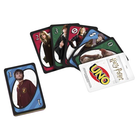 Mattel Games UNO Harry Potter Gioco di carte a eliminazione (FNC42)
