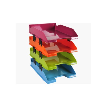 Exacompta 113298SETD vassoio da scrivania Polistirolo Multicolore (113298SETD)