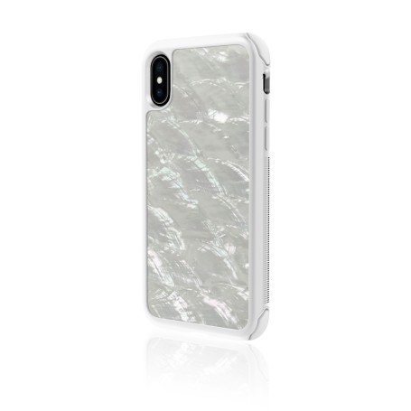 Hama Tough Pearl custodia per cellulare 14,7 cm (5.8") Cover Perlato, Bianco (1370TPC92)