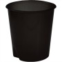 Fellowes E020NE cestino per rifiuti Rotondo Polipropilene (PP) Nero (E020NE)