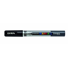Lyra Graduate Mark All marcatore permanente Punta a ogiva/sottile Nero 1 pz (L6810099)