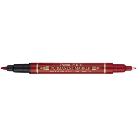 Pentel N75W-BE marcatore permanente Combinata Rosso 1 pz (N75W-BE)