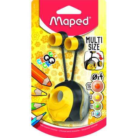 Maped Temperamatite Croc Croc Universal 2 fori - 4 diametri (017810)