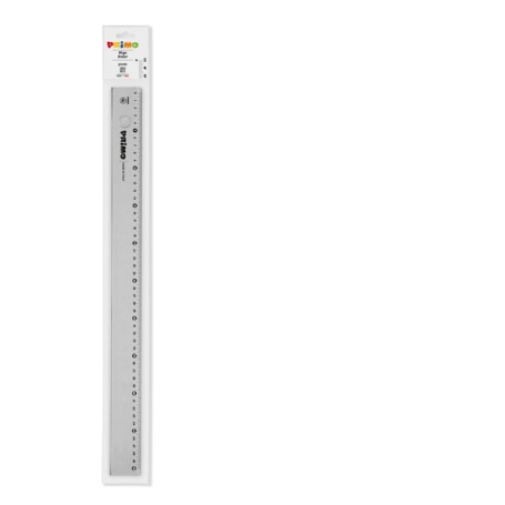 Primo 8251RG50 righello Righello da scrivania 500 mm Polistirolo Grigio 1 pz (8251RG50)