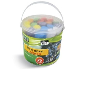 Lebez 533 gesso per lavagna Multicolore 20 pz (533)