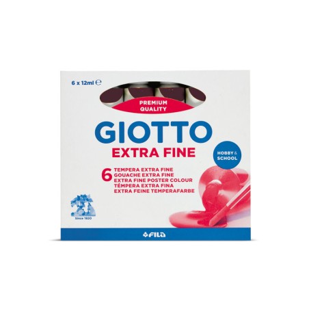 Giotto 352023 colore a tempera 12 ml Tubo Marrone (352023)