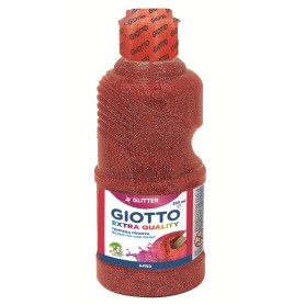 FILA Flacone 250 Ml Tempera Glitterata Colore Rosso - Ideale Per Lavoretti Natalizi (531206)