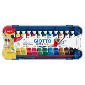 FILA Scatola 12 Tubi Tempera Giotto 12Ml (304100)