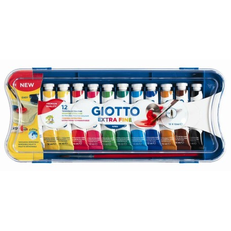 FILA Scatola 12 Tubi Tempera Giotto 12Ml (304100)