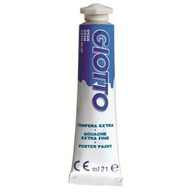 FILA Tubo Tempera Giotto 21Ml Cyan (Azzurro Ciano) (355015)