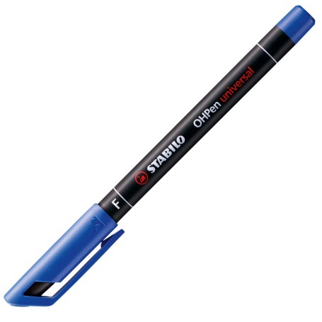 STABILO OHPen universal permanent marcatore permanente Punta del pennello Blu 10 pz (842/41)
