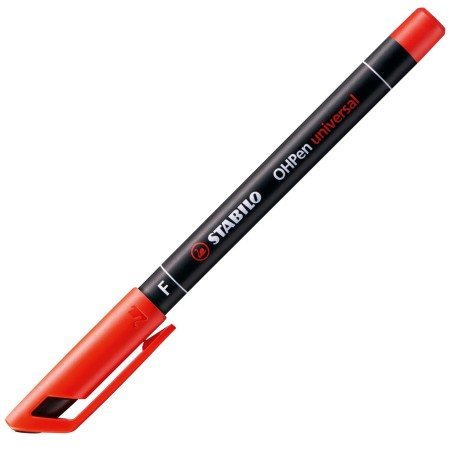 STABILO OHPen universal permanent, 10 Pack marcatore permanente Tipo di punta Rosso 1 pz (842/40)