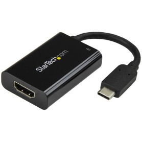 StarTech.com Adattatore video USB-C a HDMI con Power Delivery - 60 Watt - Nero (CDP2HDUCP) StarTech.com Adattatore video USB-C a HDMI con Power Delivery - 60 Watt - Nero (CDP2HDUCP)