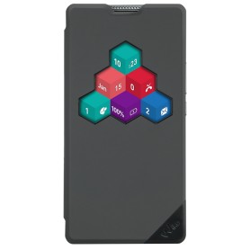 Wiko WKPRFIGY3901 custodia per cellulare 12,7 cm (5") Custodia a libro Grigio (WKPRFIGY3901)
