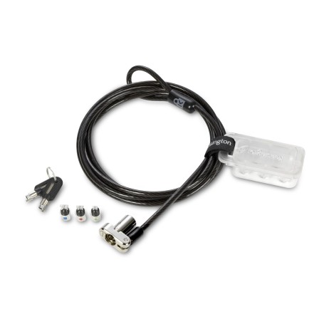 Kensington K62318WW cavo di sicurezza Carbonio, Argento 1,8 m (K62318WW)