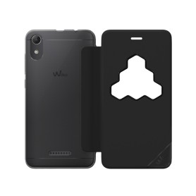 Wiko WKPRFIBK3720 custodia per cellulare 12,7 cm (5") Custodia a libro Nero (WKPRFIBK3720)