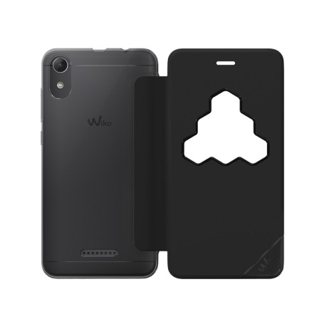 Wiko WKPRFIBK3720 custodia per cellulare 12,7 cm (5") Custodia a libro Nero (WKPRFIBK3720)