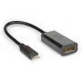 Hamlet XVAUC-DP4K cavo e adattatore video USB tipo-C DisplayPort Nero (XVAUC-DP4K)