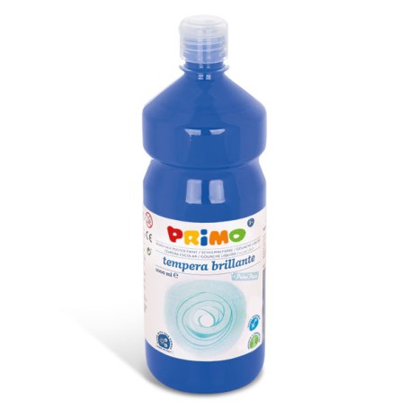 Primo 204BR1000500 colore a tempera 1000 ml Bottiglia Blu (204BR1000500)